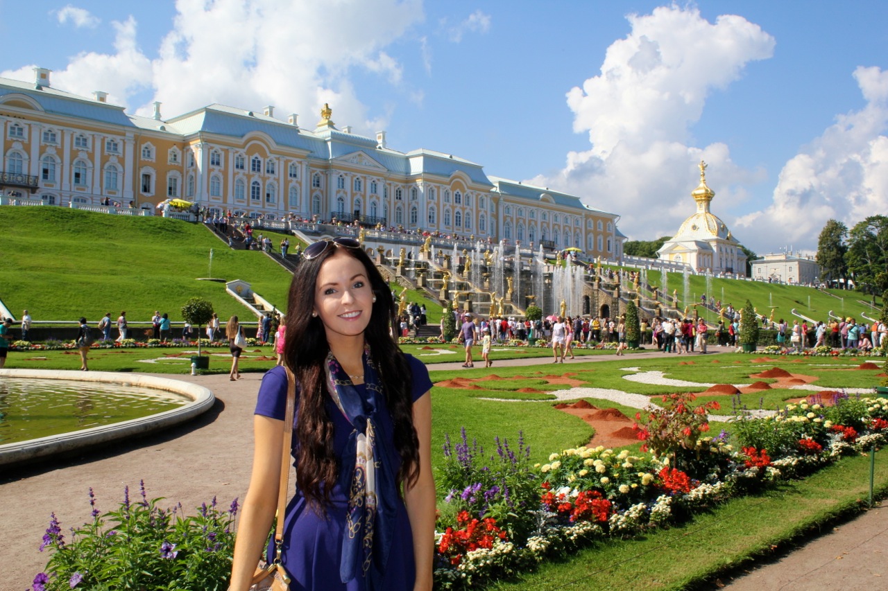 Brooke Saward at Peterhof