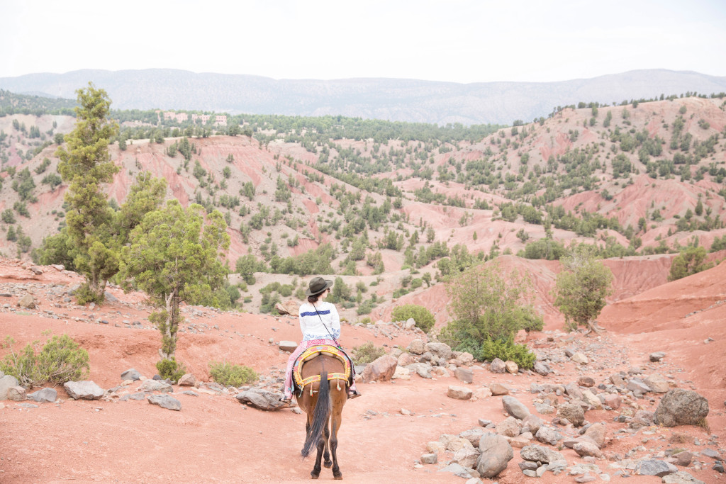 Caminata por las montañas del Atlas