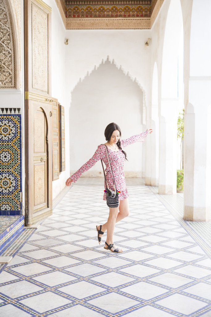 Mundo de pasión por los viajes en Marrakech