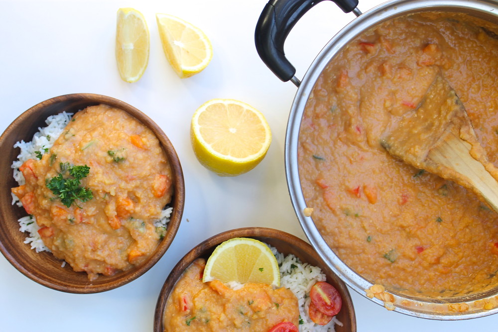 Easy Red Lentil Curry WORLD OF WANDERLUST