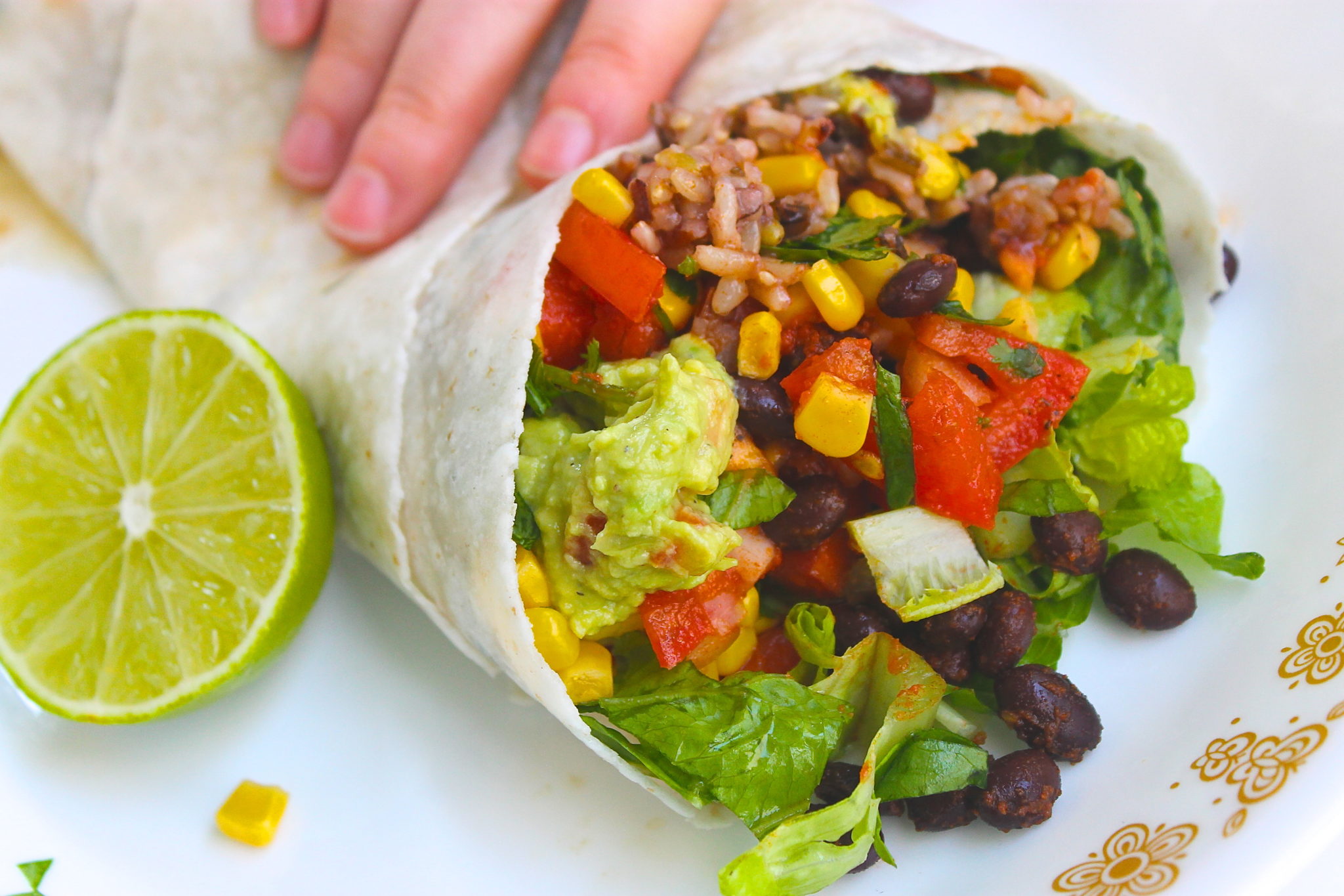 Hola Mexico! Vegetarian Burrito Recipe