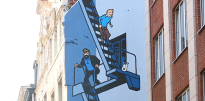 tintin en Bruselas