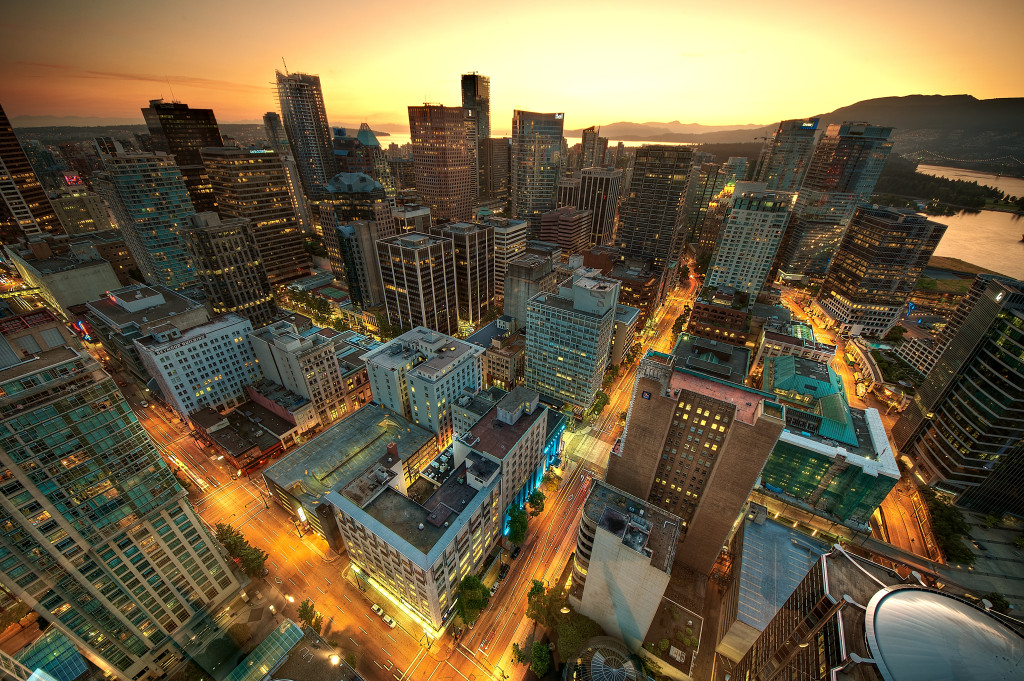 Vancouver at Sunset