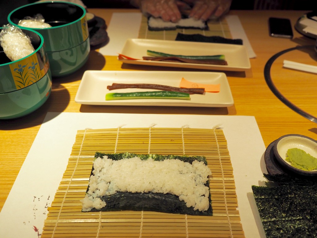 Clase de preparación de sushi Tokio