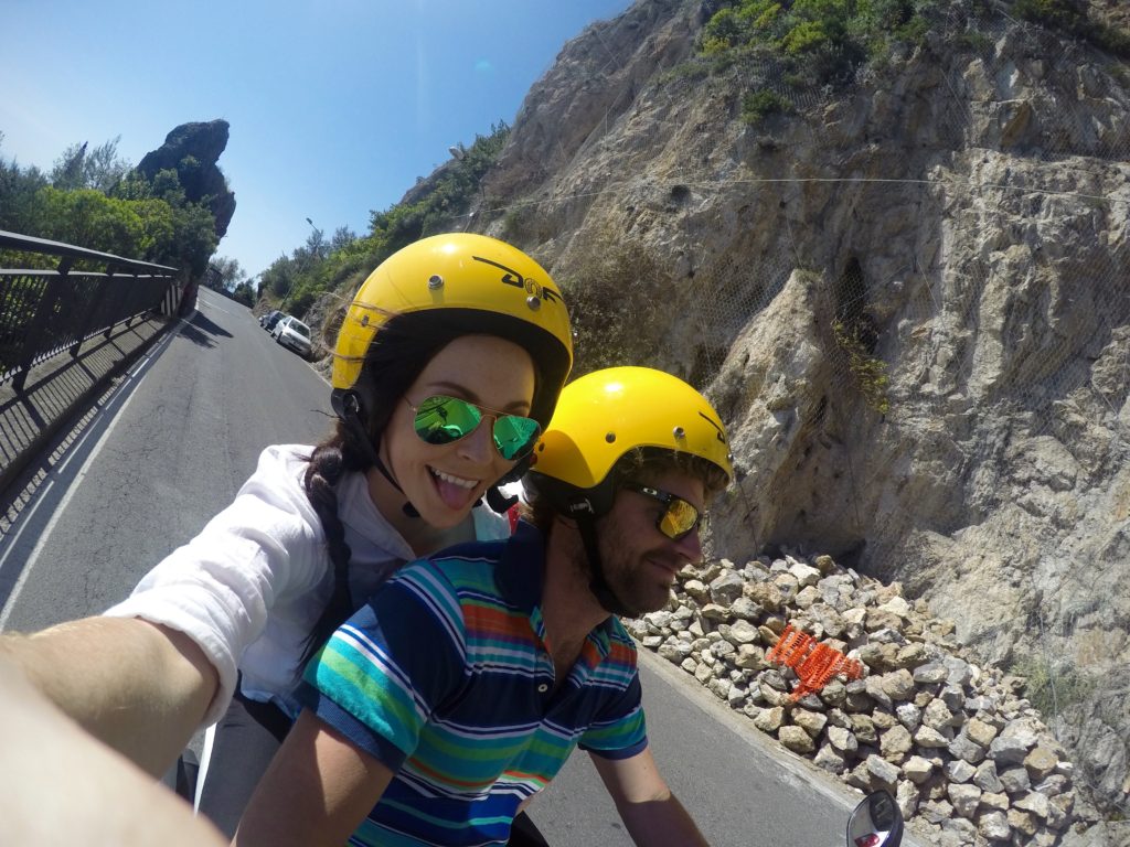 Renting a vespa Amalfi Coast