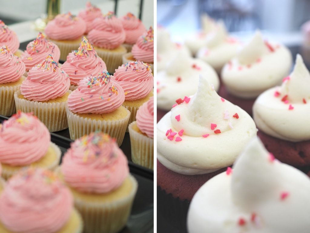 Cupcakes at Charlie's Dessert House