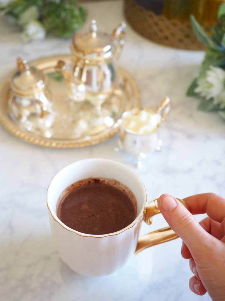 Receta de chocolate caliente francés