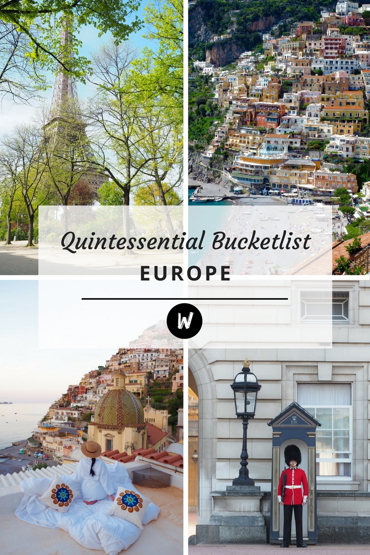 The Complete European Bucketlist