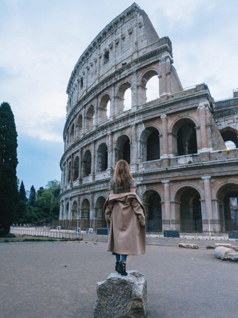 Brooke Saward in Rome Italy