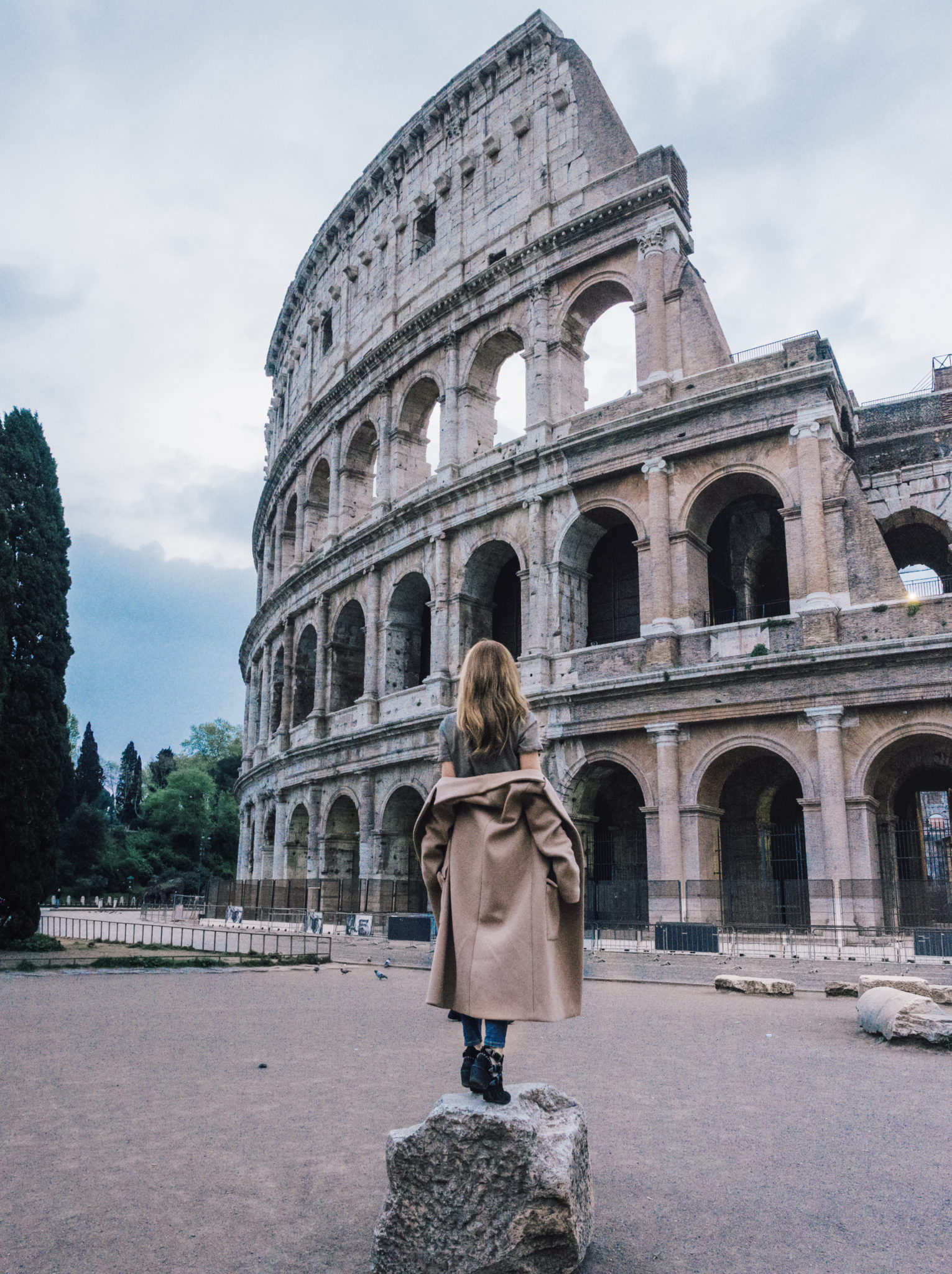 Brooke Saward in Rome 