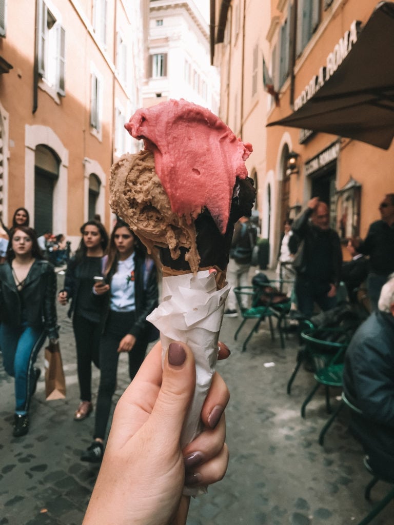 Rome Best Ice cream | WORLD OF WANDERLUST