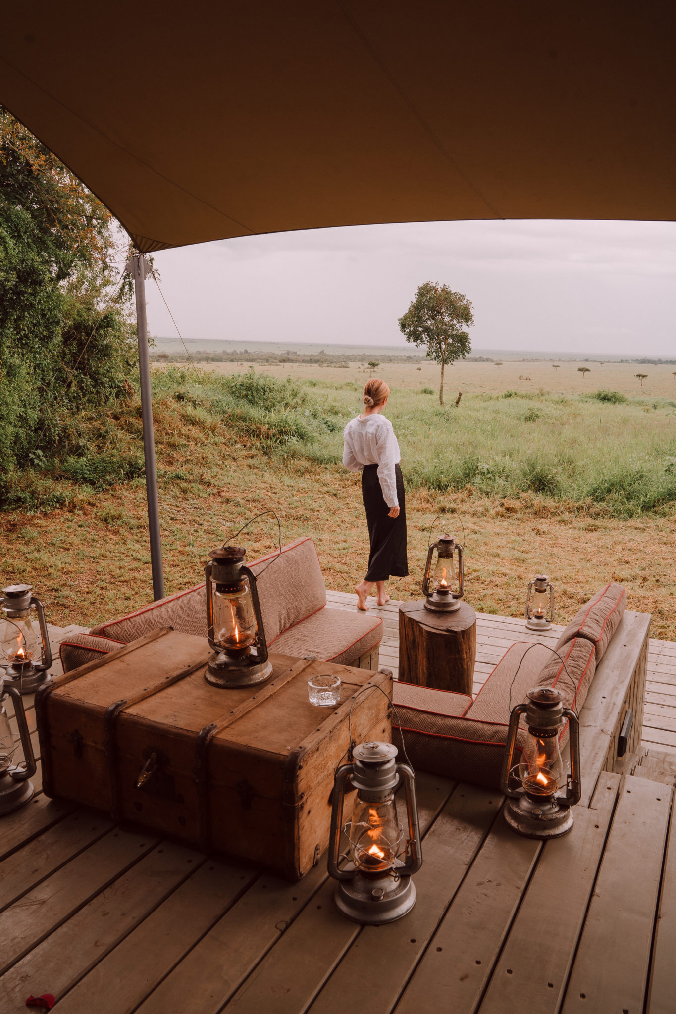 Checking In to And Beyond Bateleur Camp in Kenya