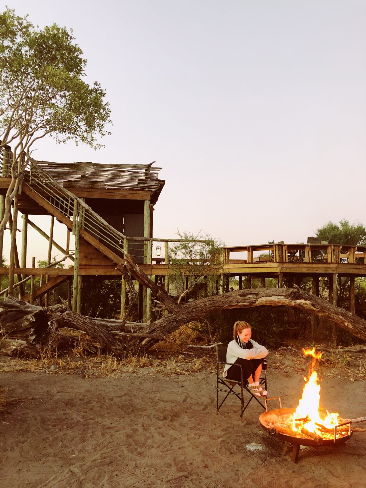 Staying at the Skybeds Botswana