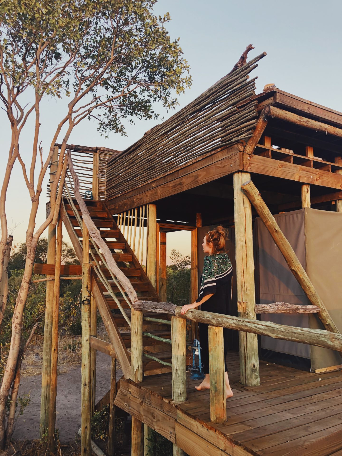 Staying at the Skybeds Botswana