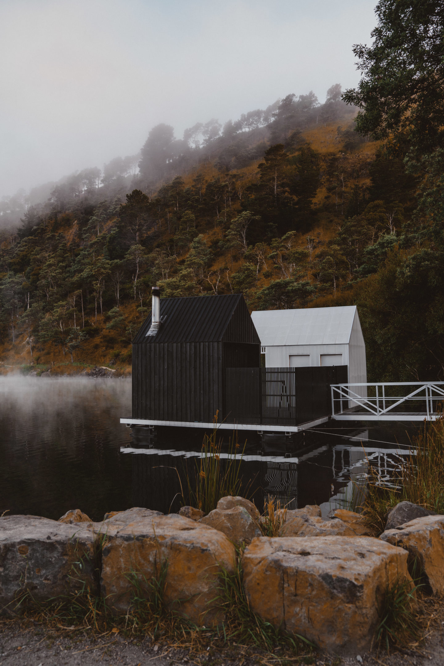 Floating Sauna Derby Tasmania | World of Wanderlust