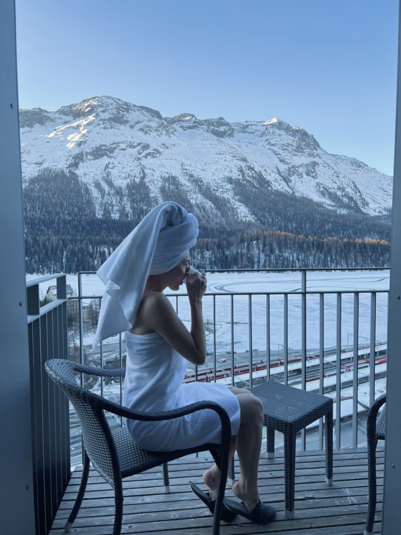 Checking In to the Carlton Hotel in St Moritz