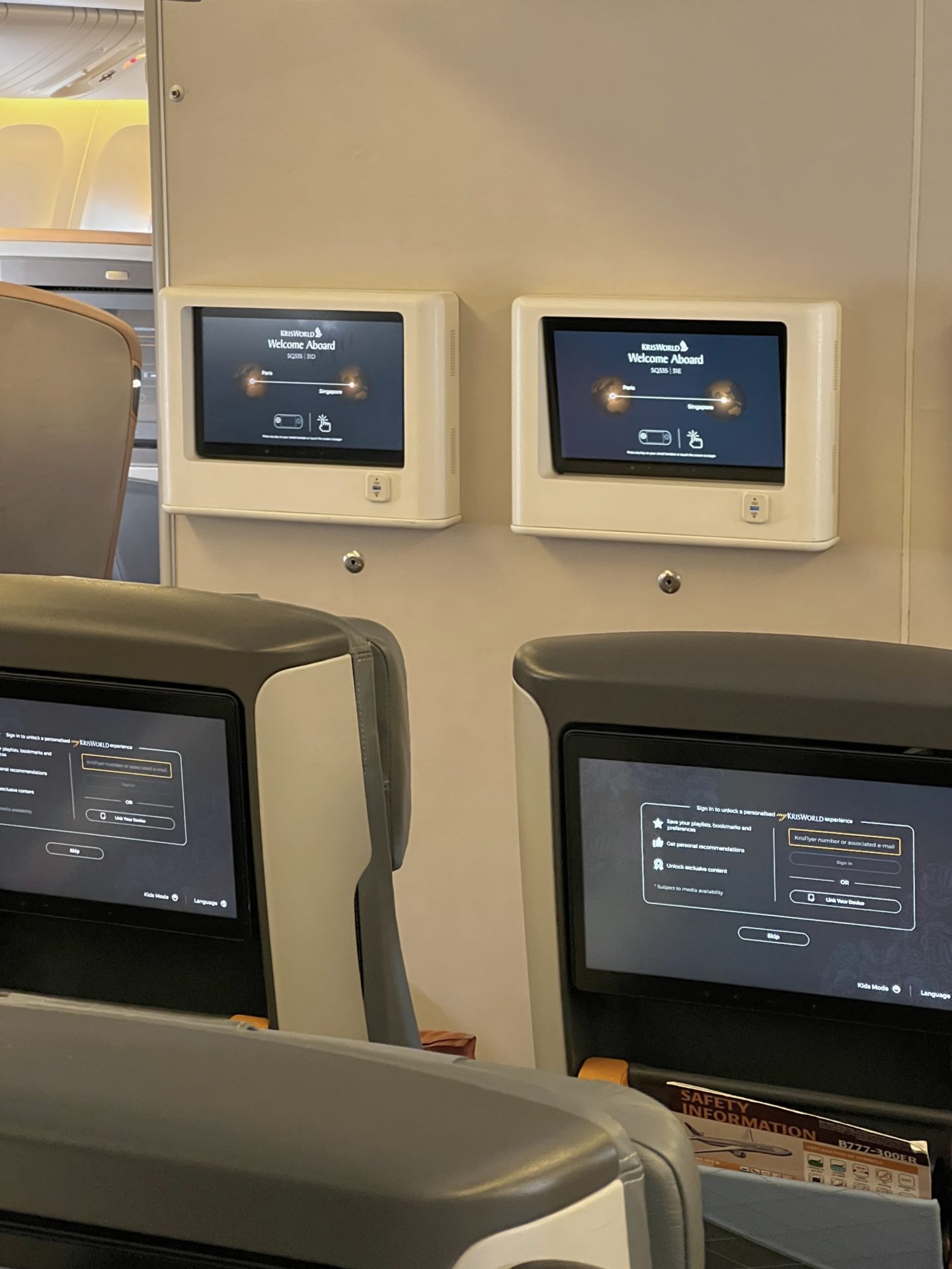 Singapore Airlines Premium Economy Overview