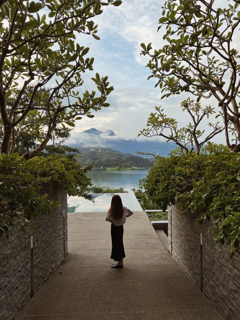 Checking in to The Lalu Sun Moon Lake